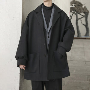 2020 Overcoat Mens Japanese Streetwear