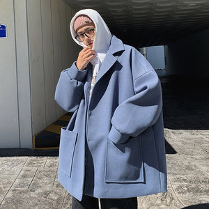2020 Overcoat Mens Japanese Streetwear